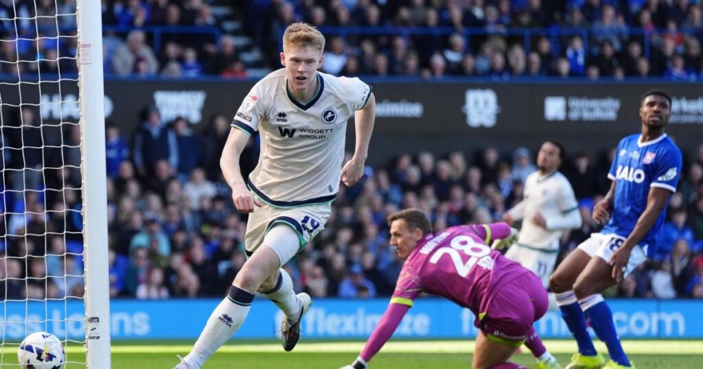 Josh Coburn equalises as Millwall take vital point from promotion-rivals Ipswich
