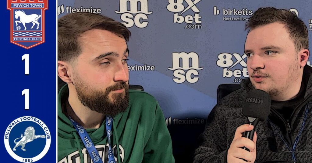 Ipswich Town 1-1 Millwall - Alex and Rossco's video verdict