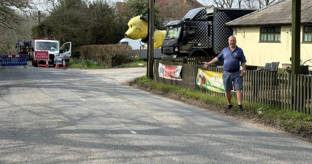 Road closures costing New Forest pub £1,000 a day, says landlord