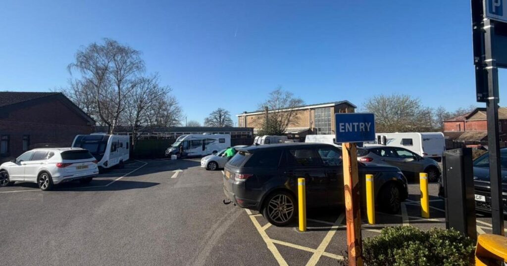 Travellers leave Southampton car park