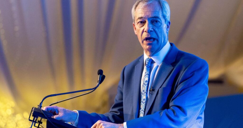 Ipswich say they remain ‘apolitical’ after visit from Reform leader Nigel Farage