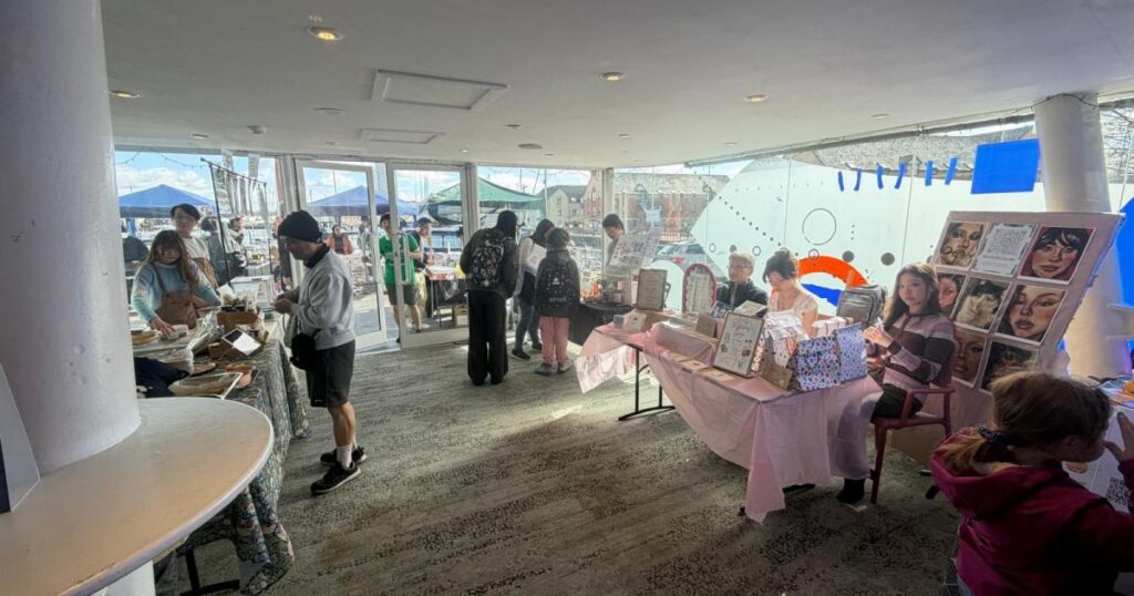 Crowds gather for Hong Kong Cultural Market in Ocean Village