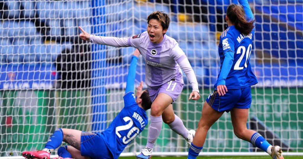 Kiko Seike on target as Brighton win at Leicester in WSL