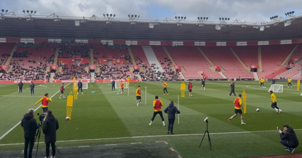 Inside Southampton's open training session at St Mary's