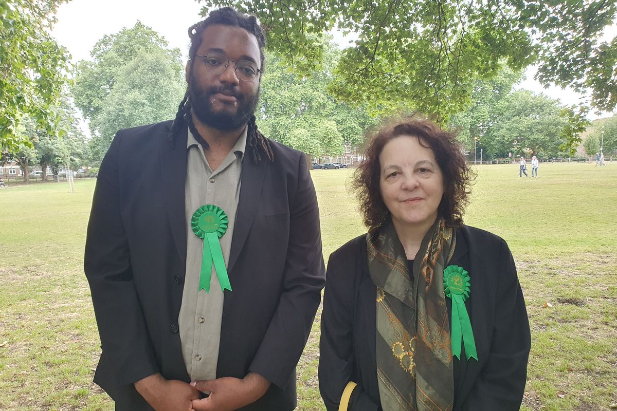 Cllr Trey Campbell-Simon and Cllr Liz Collins