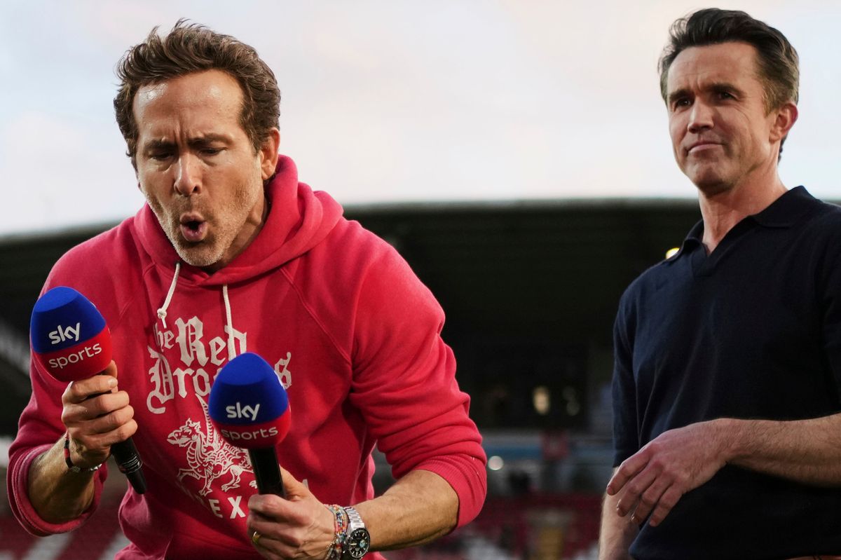 Wrexham co-owners Ryan Reynolds, left, and Rob McElhenney are set to take a central role in coverage of their side's clash with Swansea City