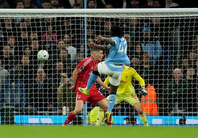 Antoine Semenyo scores the opening goal