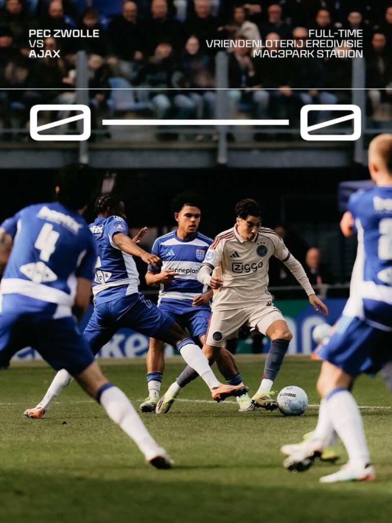 PEC - Ajax ends like it started: 0-0. Another shameful performance