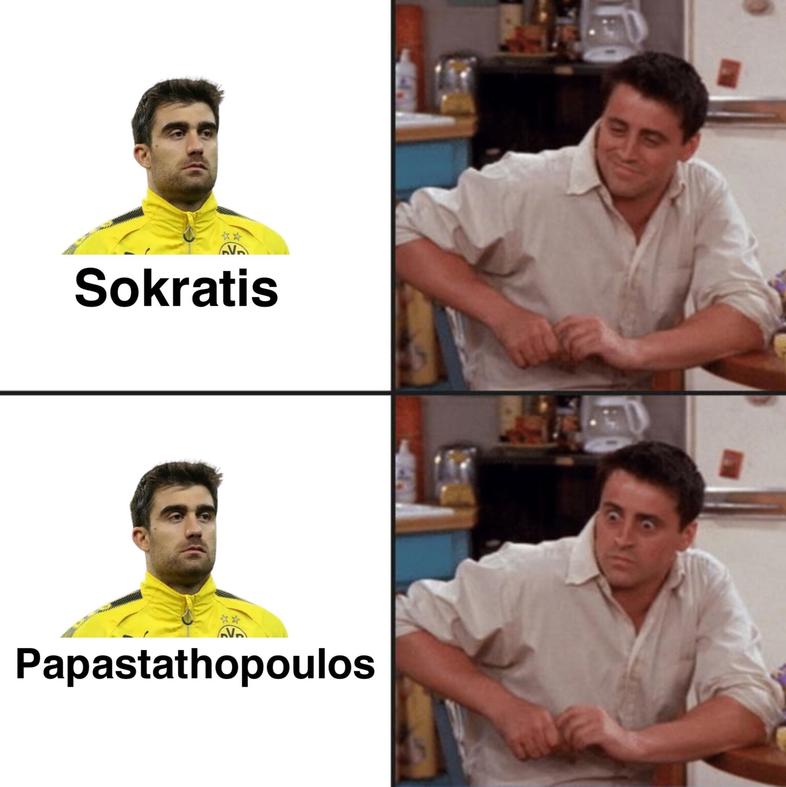 My first reaction when he joined Borussia Dortmund :(