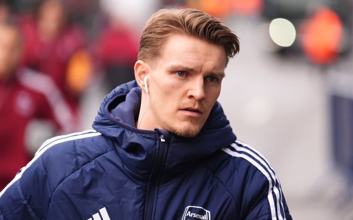 Arsenal captain Martin Odegaard has struggled with knee and shoulder injuries this season (Mike Egerton/PA Wire)