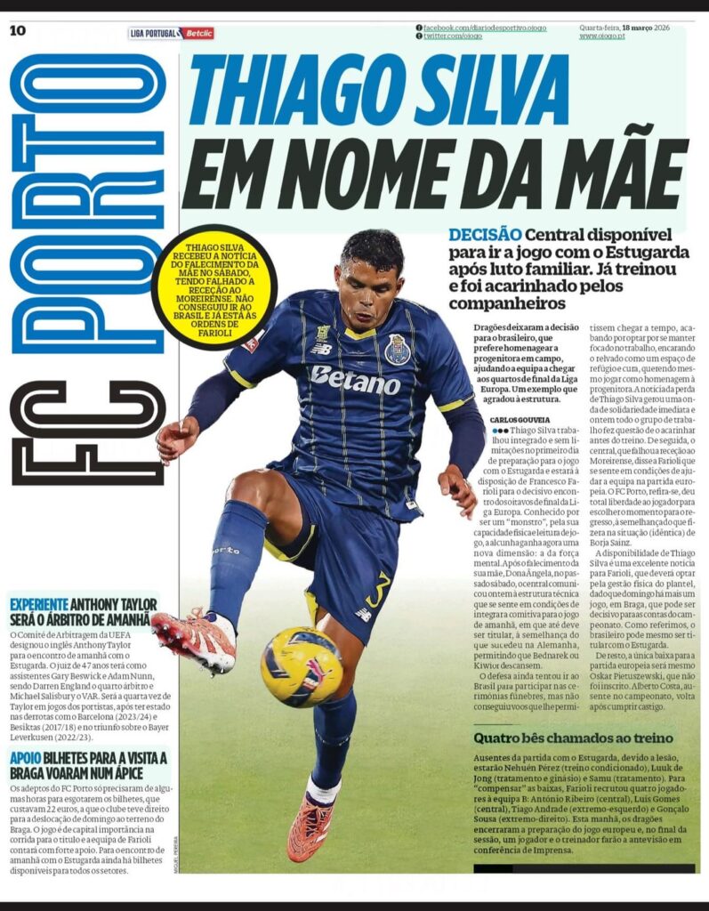 Jornal OJOGO 18/03/2026