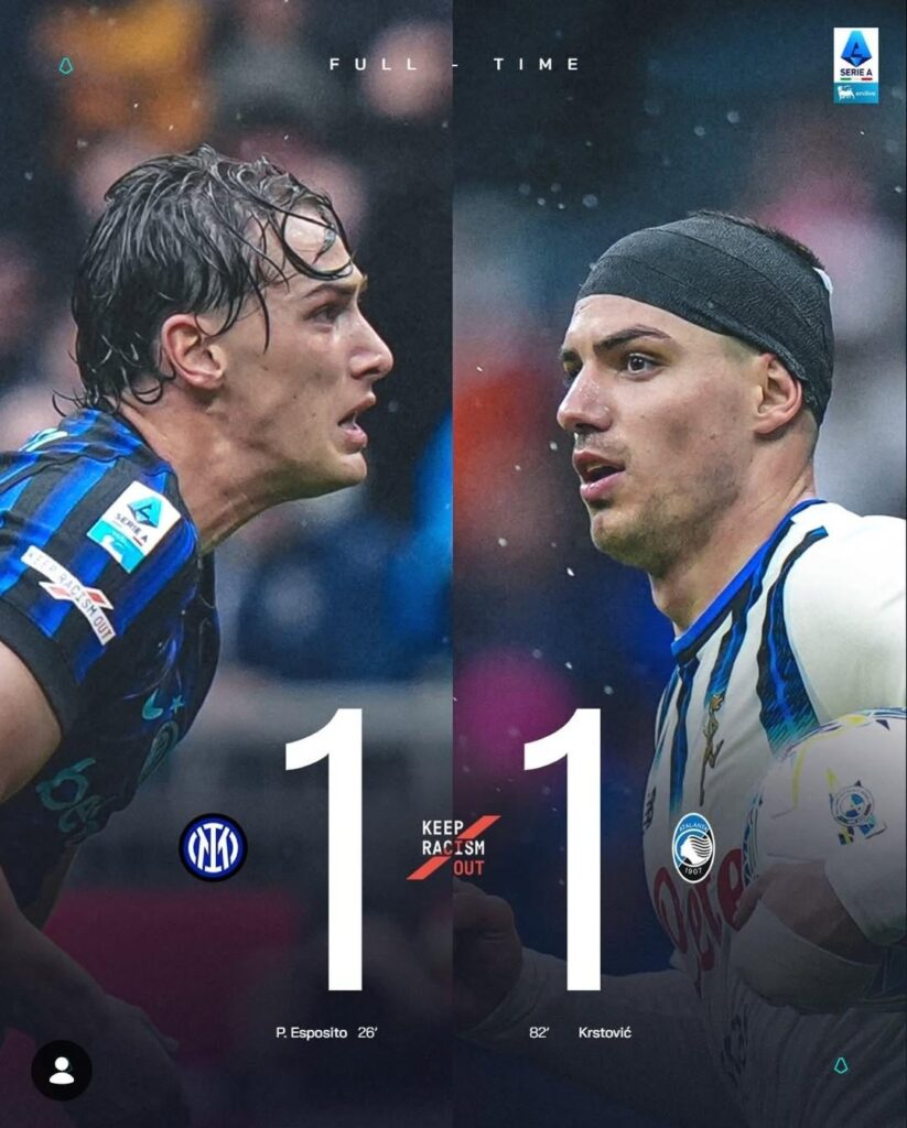 Post mach thread: Inter 1-1 Atalanta
