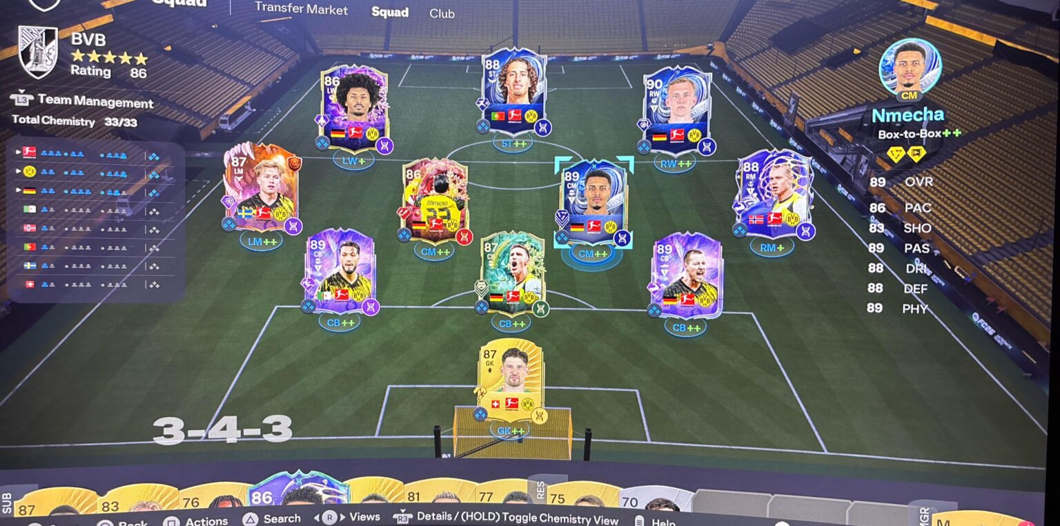 My FC26 BVB evo team!