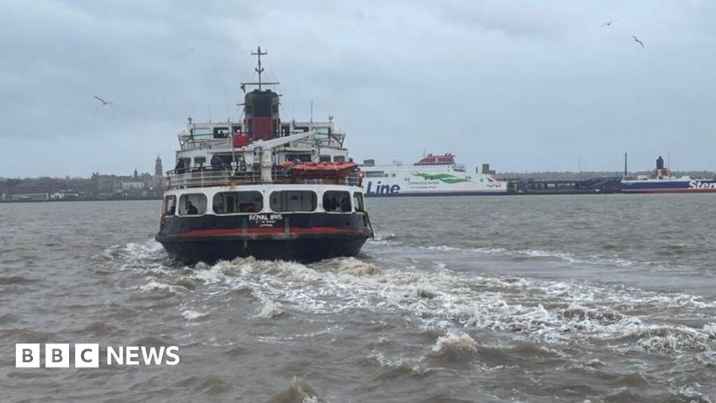 Ferry crosses the Mersey on final voyage after 66 years in service