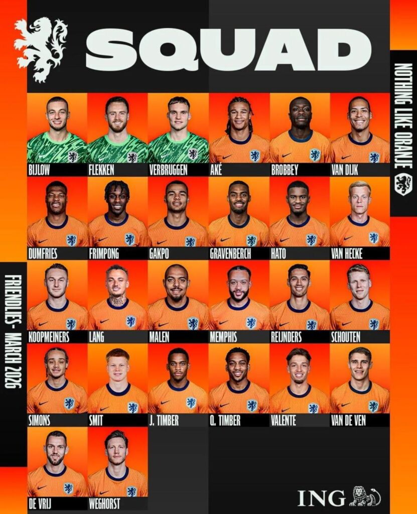 Micky and Xavi called up for Netherlands