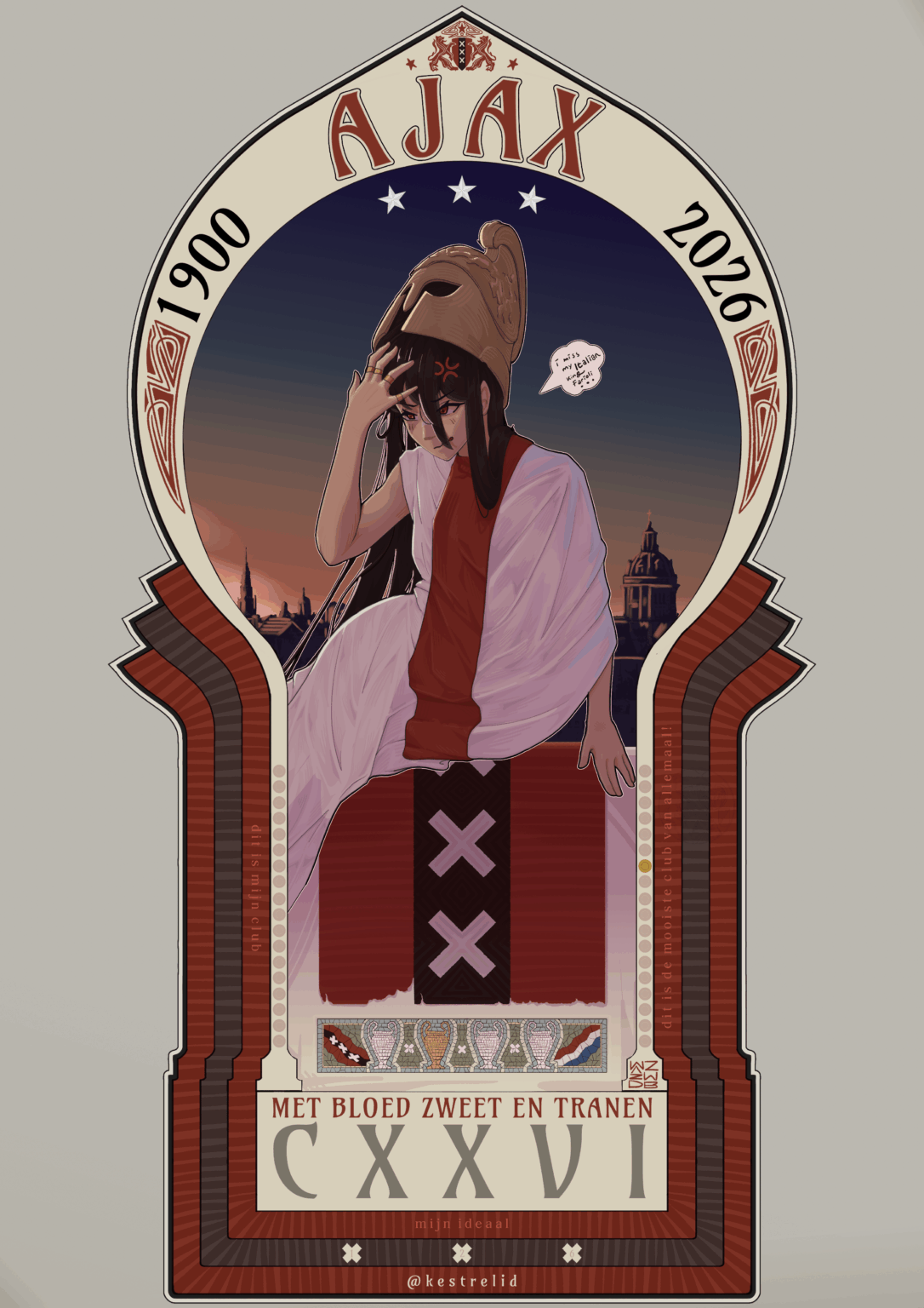 commemorating ajax's 126th the only way im able to