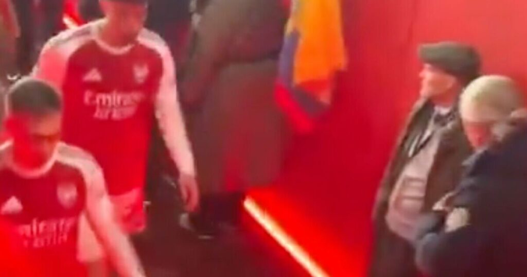 Arsenal stars slammed over tunnel footage - with Rice the exception