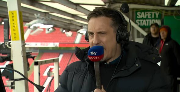 Gary Neville on his podcast Gary Neville on his podcast