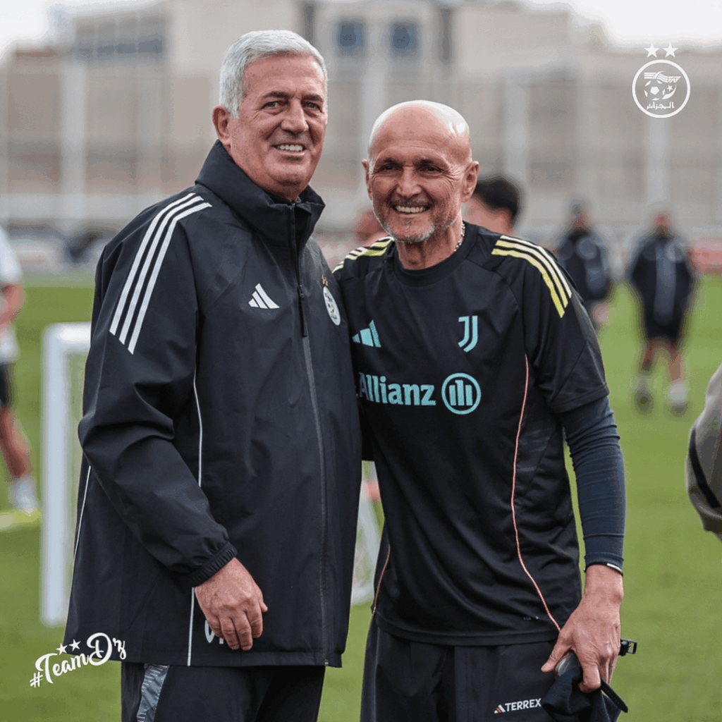 The Algerian NT in the Continassa