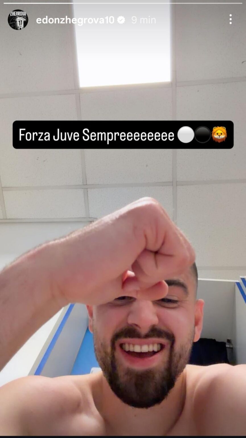 Edon Zhegrova on IG