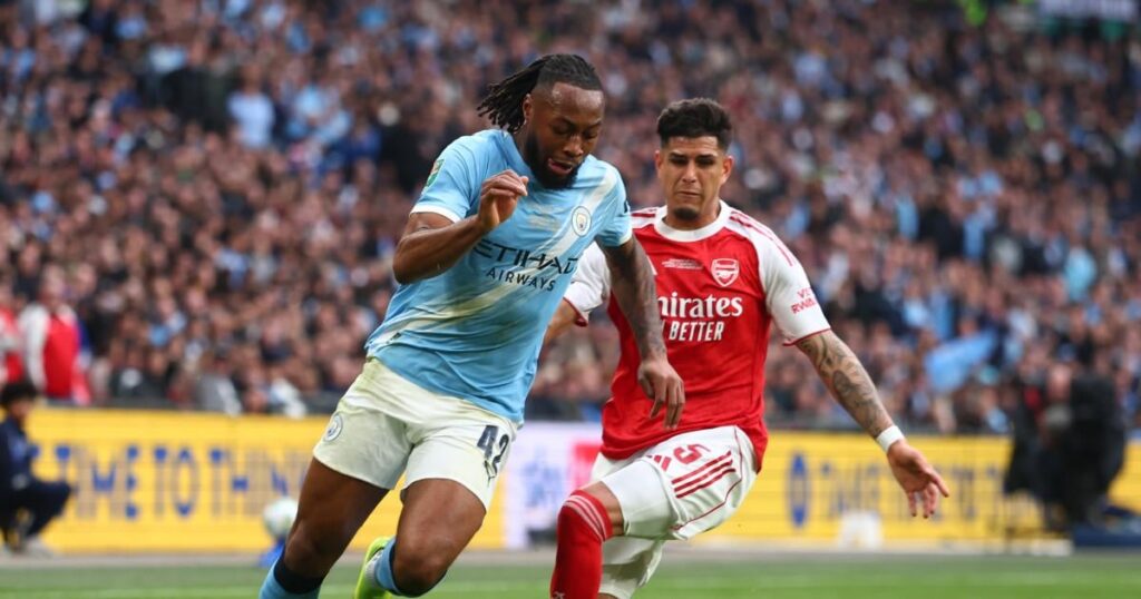 Antoine Semenyo Aims Dig at Arsenal’s Piero Hincapie After Manchester City’s EFL Cup Win