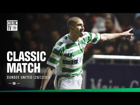 Classic Match: Dundee United 0-4 Celtic (29/12/01) | Larsson & Hartson run riot at Tannadice 🔥