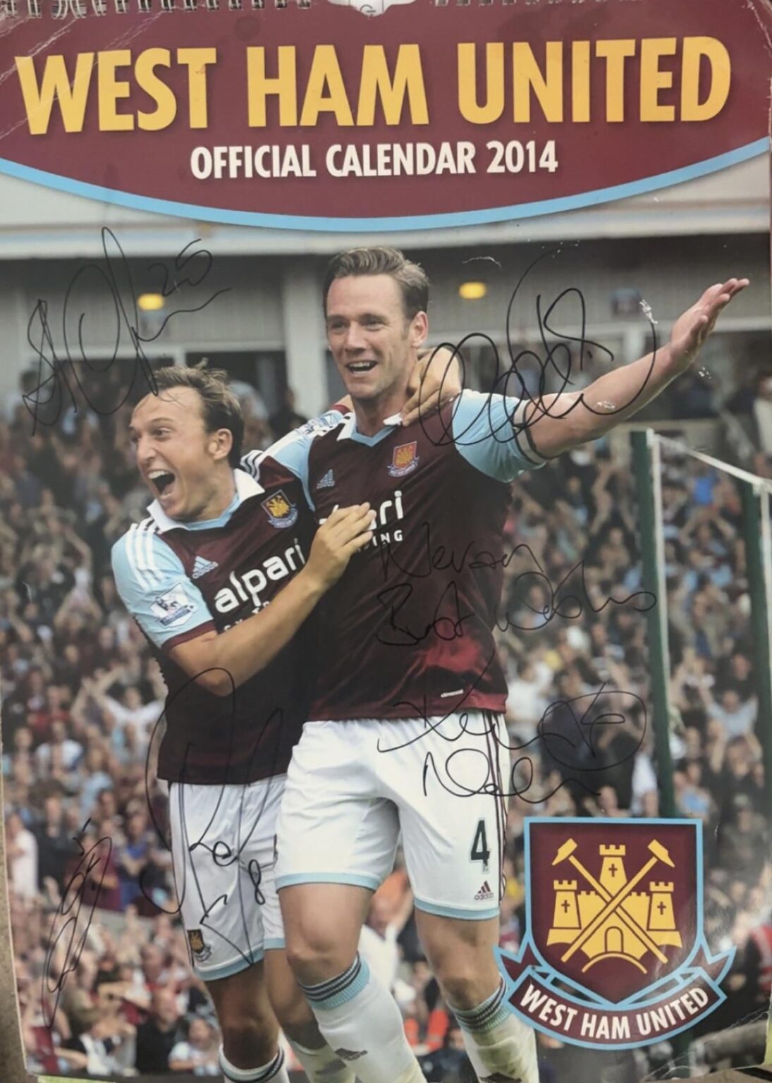 2014 calendar signed by Nolan and more