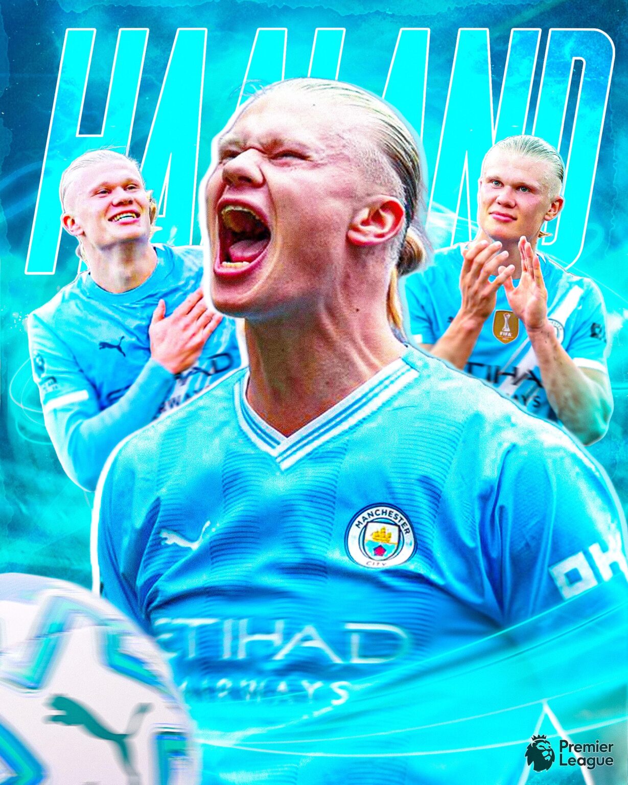 Quick lil Haaland poster I made