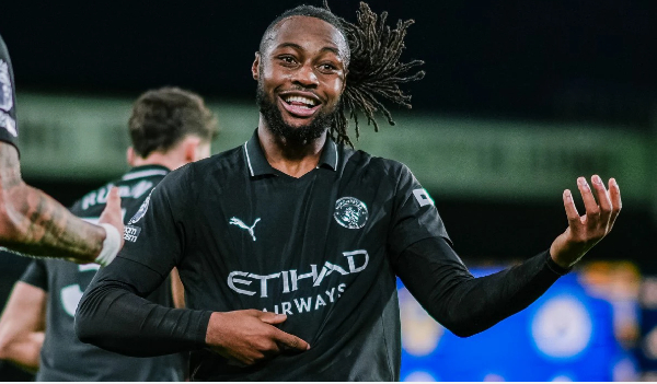 Watch Antoine Semenyo’s goal in Man City’s win over Leeds United