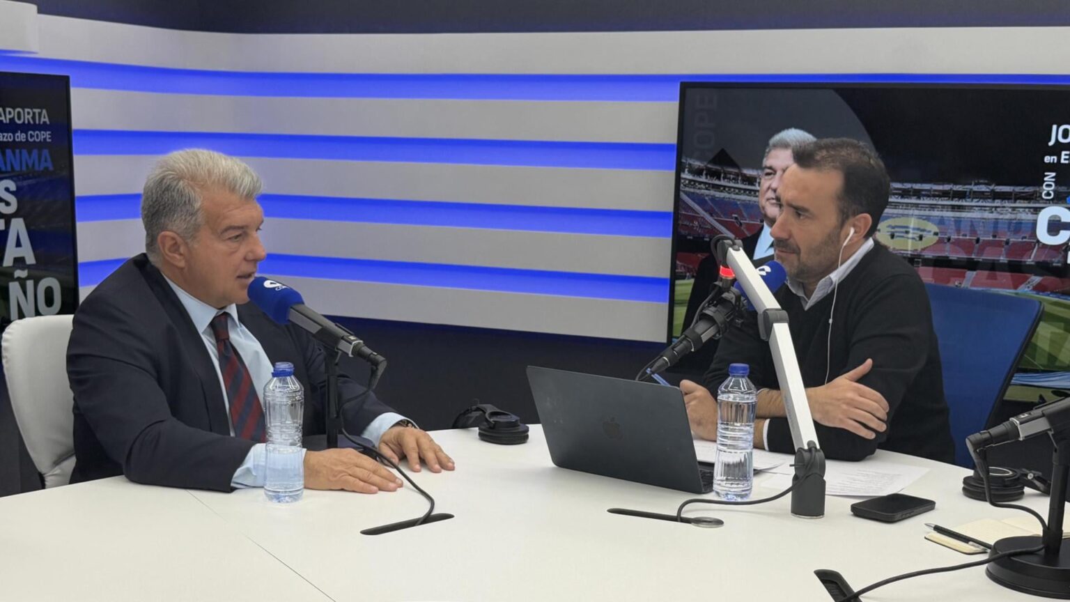 [Interview] Joan Laporta replies to Xavi and tackles other questions such as Alejandro Echevarria, Messi’s return in 2023, Negreira case and more.