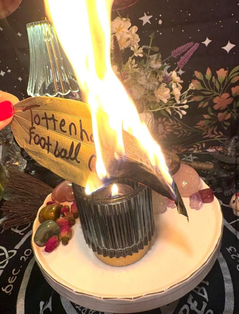 Got us a witch to remove the curse on the team