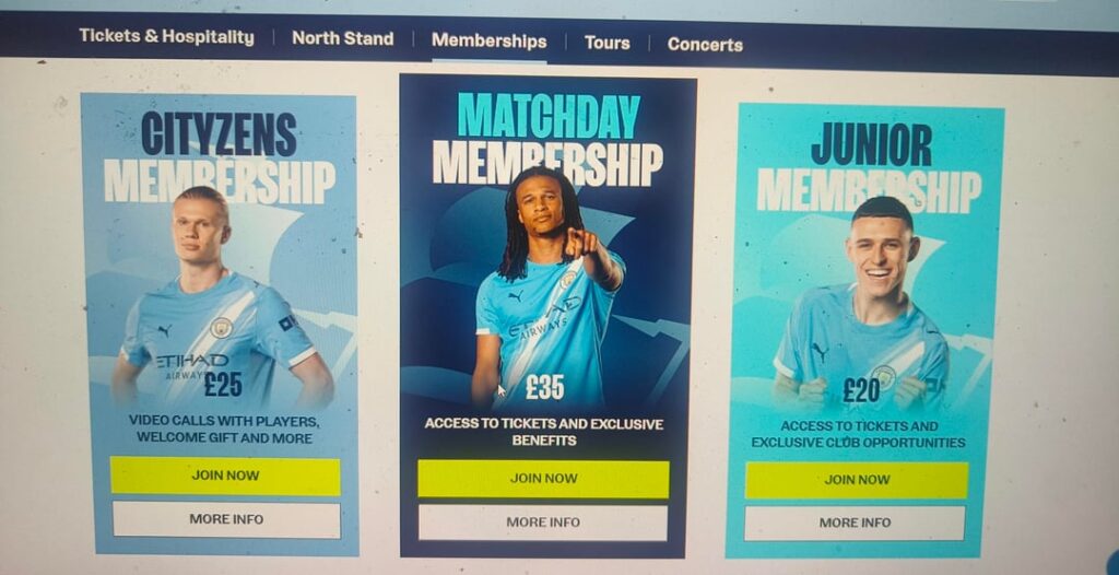 Tickets- Manchester City vs Real Madrid