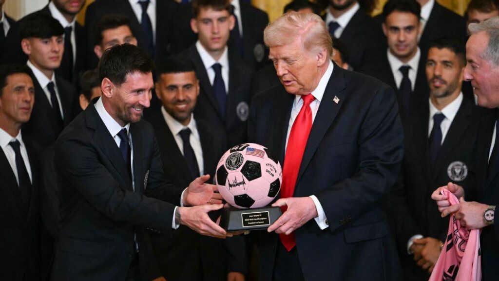 Lionel Messi, Inter Miami honored by Trump at White House