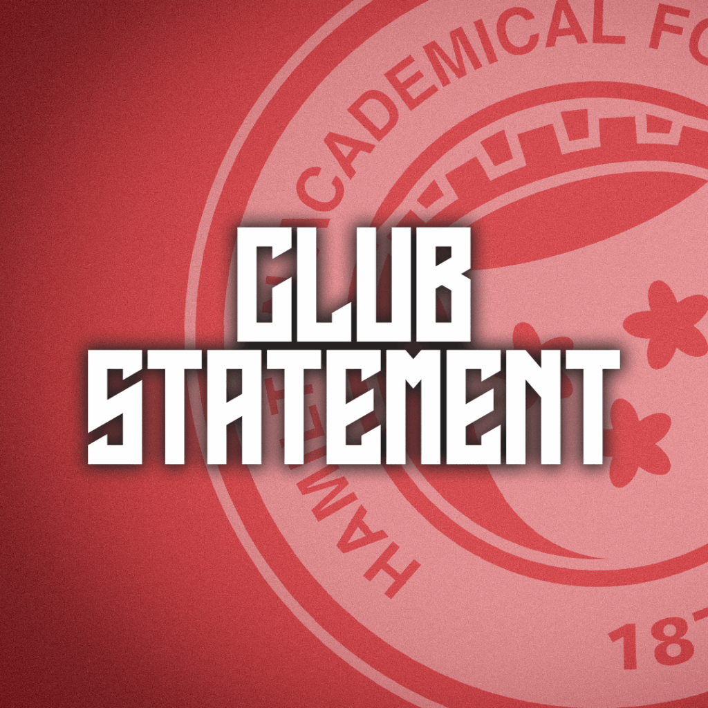 Club Statement | 03/03/26 - Hamilton Accies