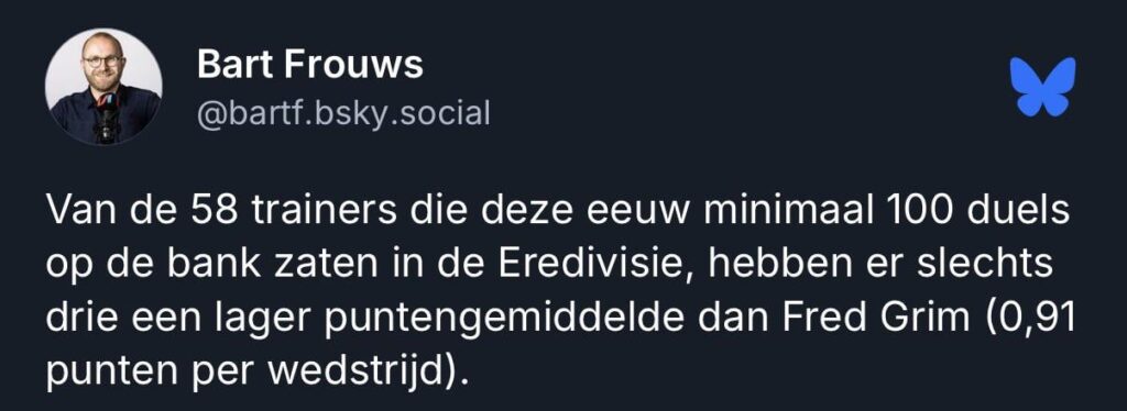Bart Frouws op Bluesky: