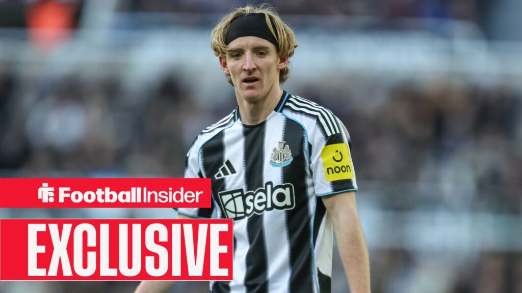 Anthony Gordon in action for Newcastle