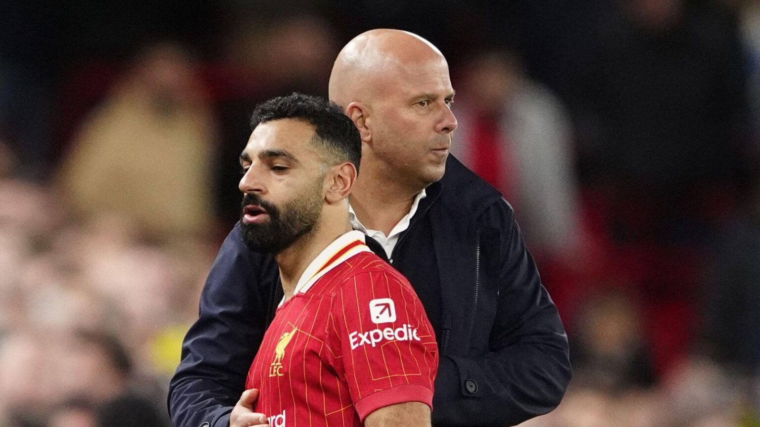 Mo Salah exit tipped to accelerate Arne Slot sack as Neville reveals worrying Liverpool theory