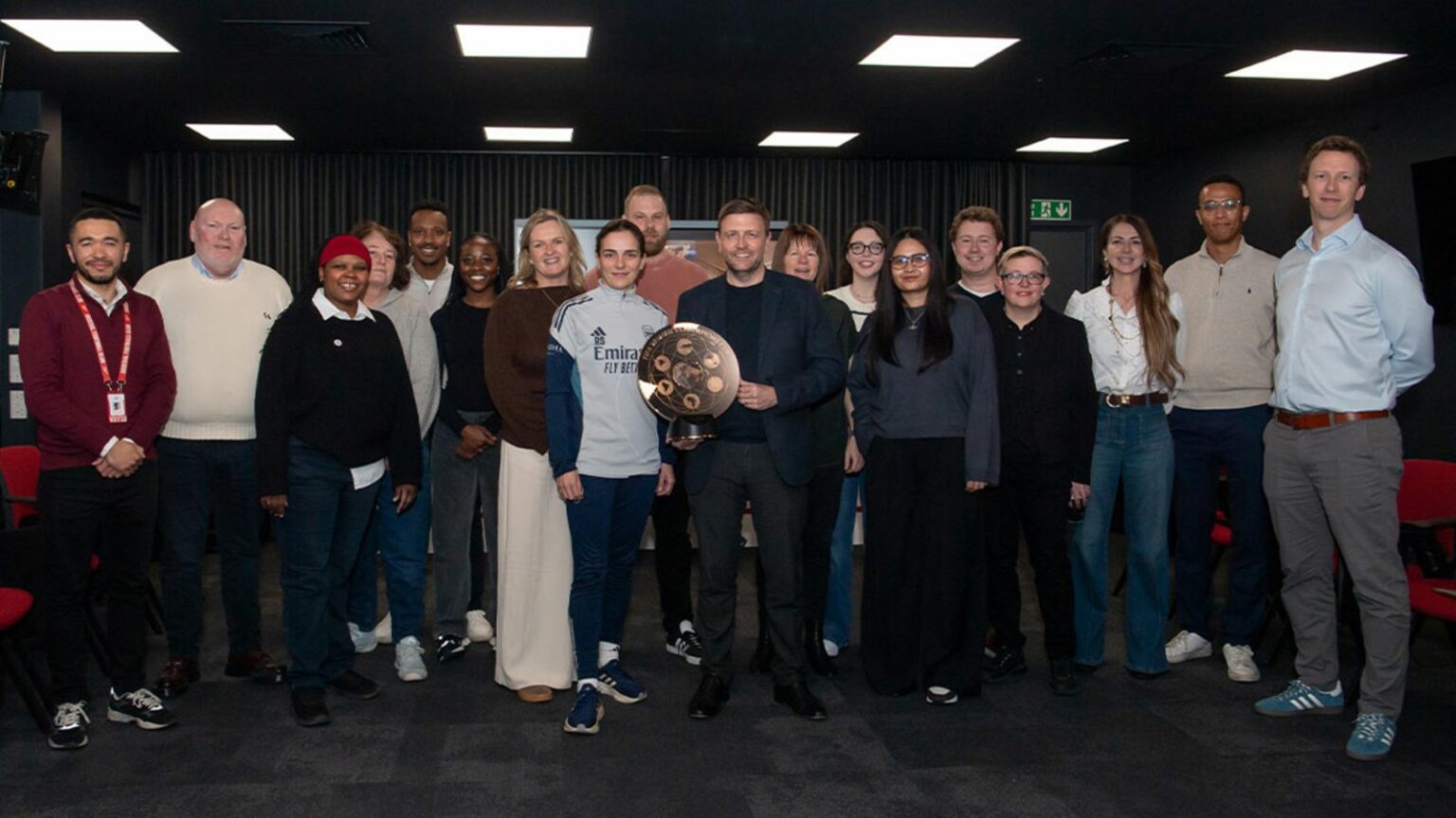 AWFC supporters connect with Renée & club leaders