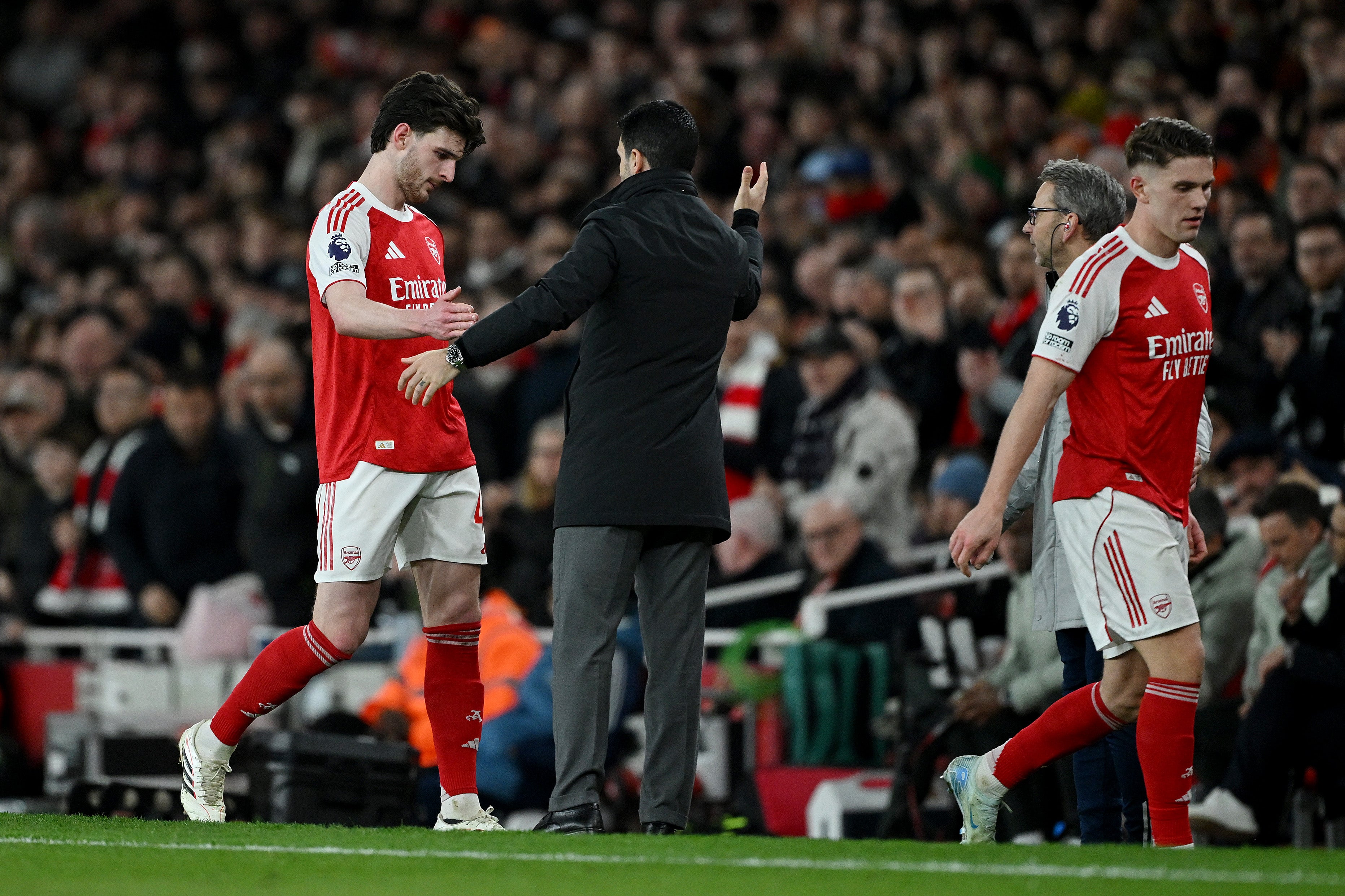 Declan Rice and Viktor Gyokeres were taken off in the second half against Chelsea but how long can Arsenal afford to substitute their best players?