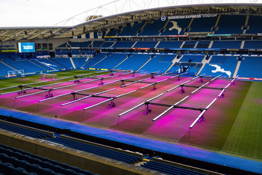 Putting the lights on for Brighton | Pitchcare