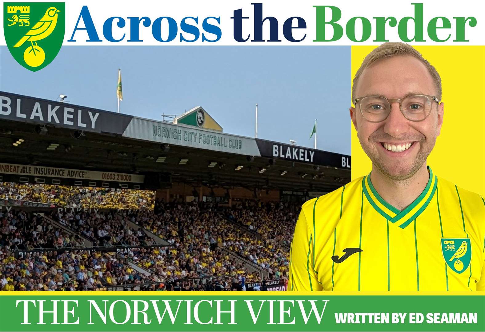 Norwich City columnist Edward Seaman