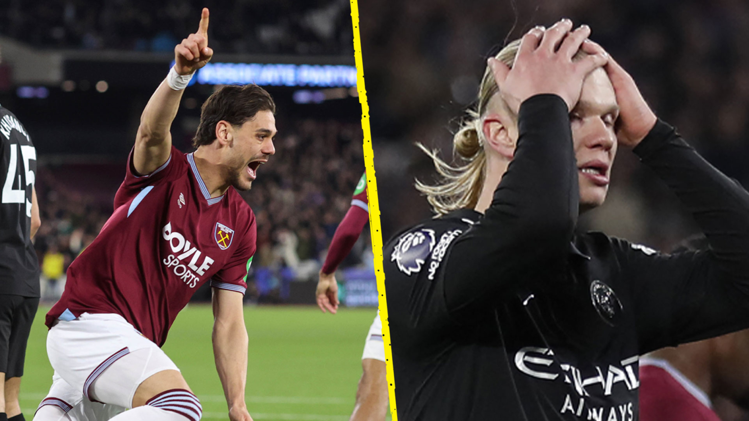 Man City drop more points to hand Arsenal major advantage in title race as West Ham climb out of relegation zone