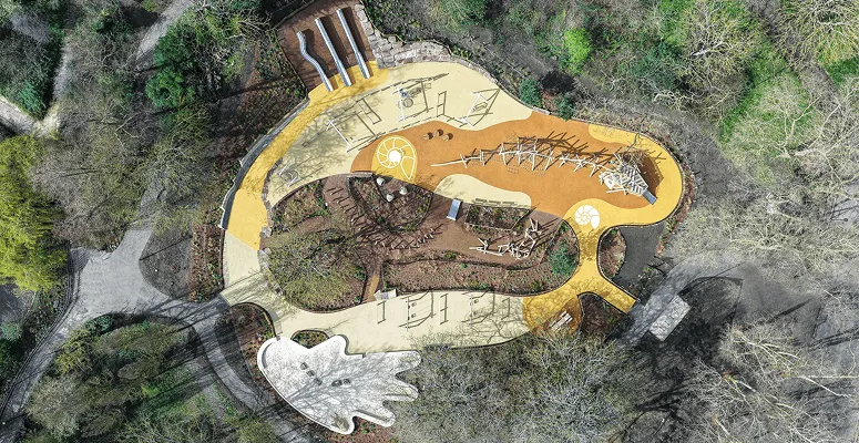 Dinosaur playground opens in Crystal Palace Park