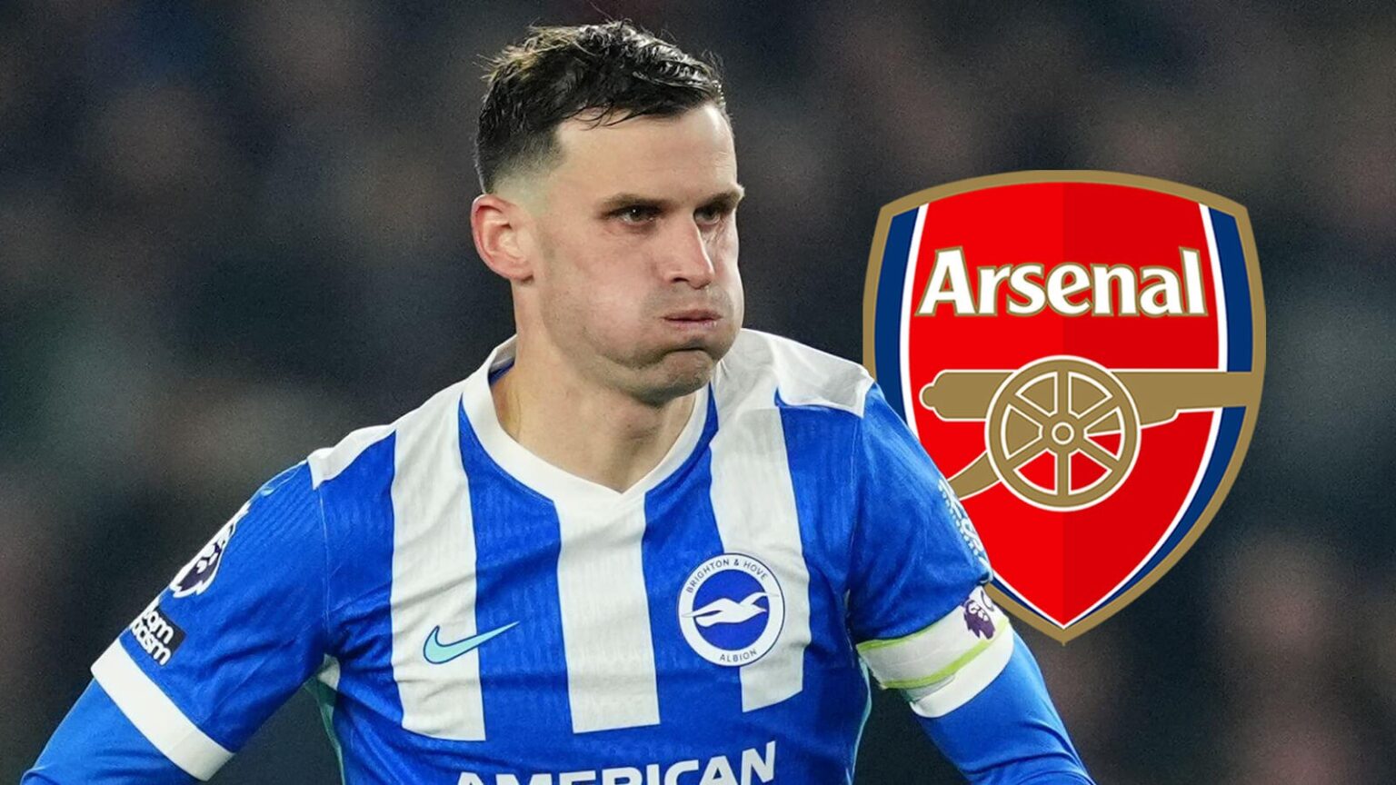 Brighton star Gross says 'no words needed' in Gunners slam as they 'don't even watch the ball'
