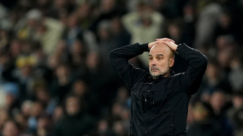 Pep Guardiola set for touchline ban as he fumes over refereeing decision