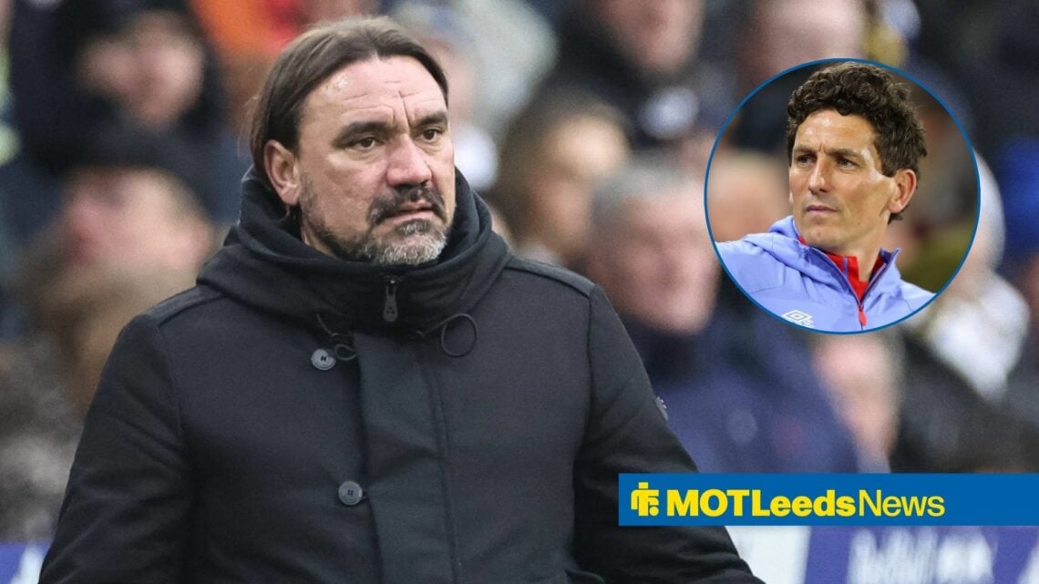 Daniel Farke next to Keith Andrews