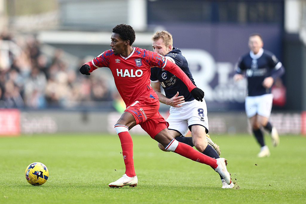 Jaden Philogene of Ipswich Town