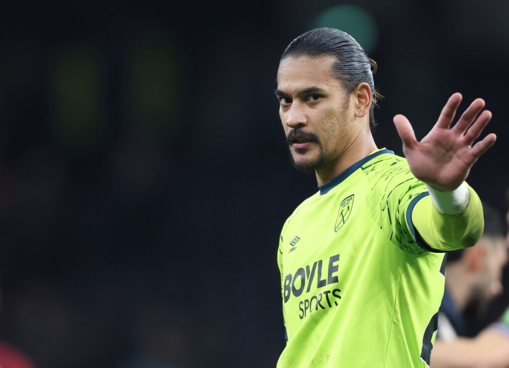 Alphonse Areola during Tottenham Hotspur v West Ham United - Premier League