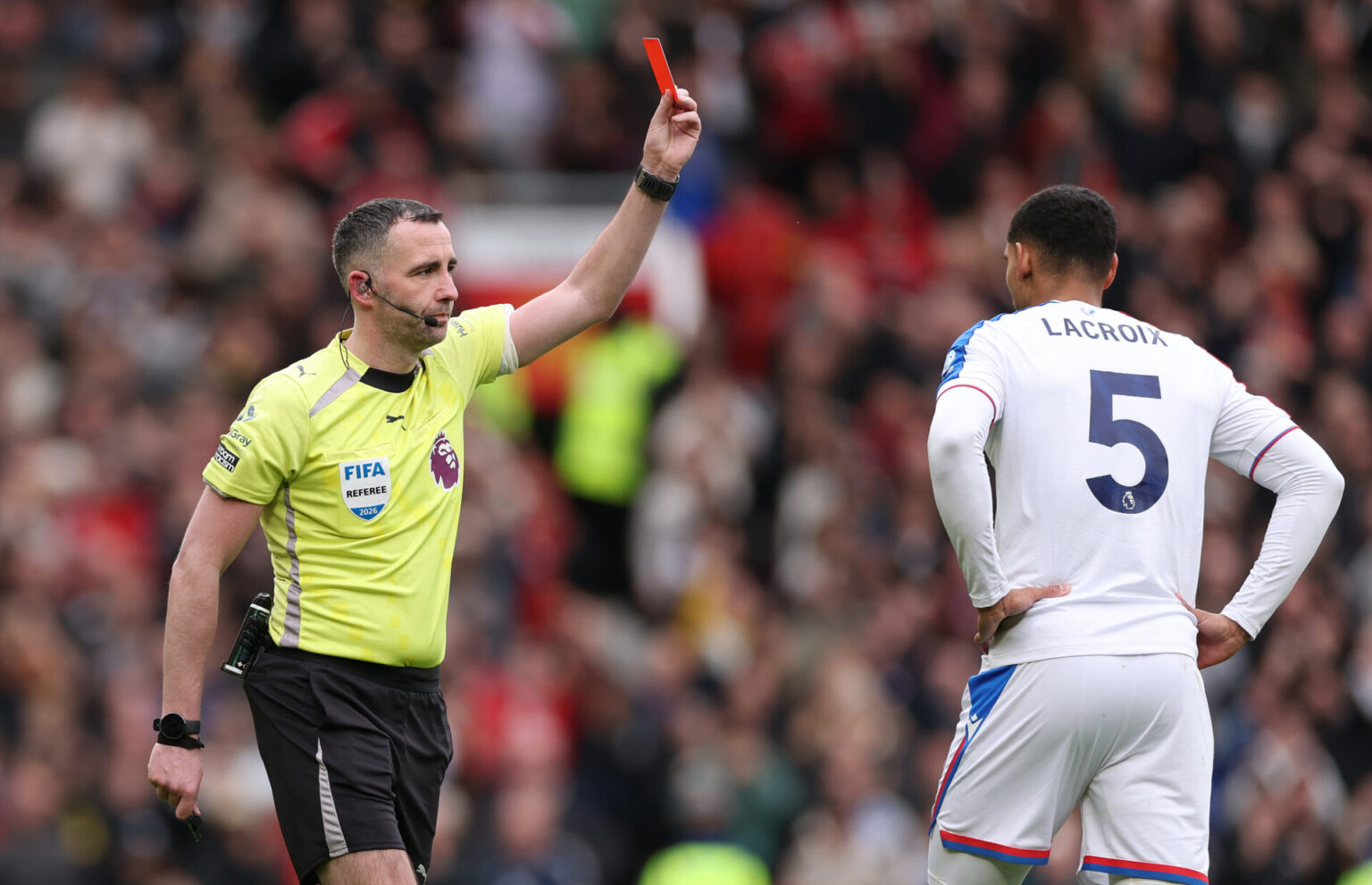 Why Crystal Palace opted not to appeal Maxence Lacroix's red card