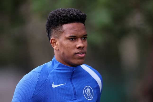 Chelsea FC Training Session And Press Conference - UEFA Champions League 2025/26 Round of 16 Second Leg